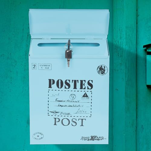 Boîte aux lettres grosse capacité contre le courrier plié