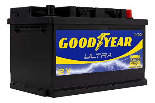 Goodyear GODF375 Bateria de coche Ultra 12V 75Ah 680A +D, 70Ah 550A