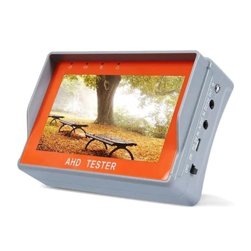 Probador de cámaras CCTV AHD/TVI/CVI de 4.3 pulgadas con soporte PTZ