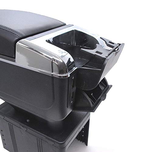 Apoio de Braço Universal Preto Ajustável 7 Entradas Usb