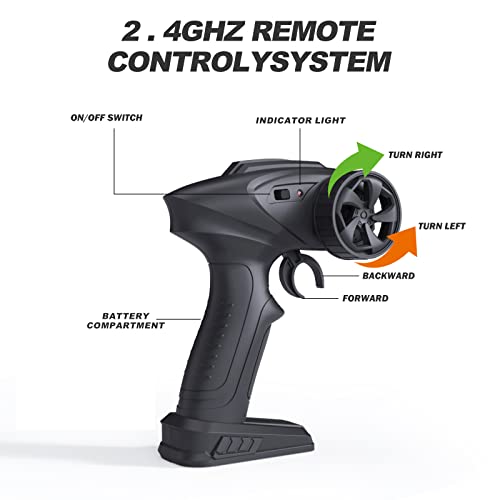 Ferngesteuertes Auto 4WD RC Auto 1:16 Hochgeschwindigkeits RC Monster Truck 2,4 GHz Rennwagen Wasserdicht Geländewagen Auto Spielzeug Geschenk für Erwachsene und Kinder ab 6 8 10 Jahre