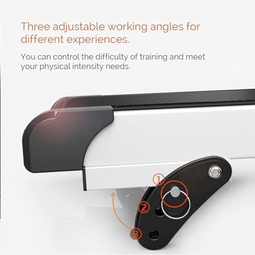 Image of Walking Pad Treadmill for SeniorFoldable Exercise Treadmill with Stable and Safe Structural DesignLarge LCD Display for ElderlyLong Handrail for Balance