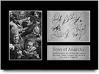 HWC Trading Sons of Anarchy Gift Signed A4 Printed Autograph The Cast Gifts Photo Display