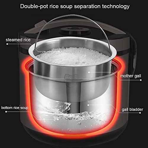 Cuiseur à riz en acier inoxydable 304 sain à basse glycémie 5L - 4