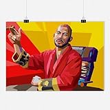 25 Artstreet Andrew Tateposter | Top G | Matrix | Bunte 