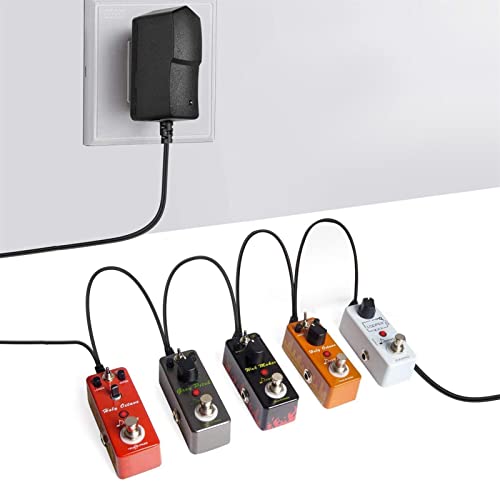 Niktule Bloc d’alimentation pour pédale de guitare – Pointe 9 V – Câble Daisy Chain négatif à 5 voies – Idéal pour les… - Les Beatles, Paul McCartney, John Lennon, RIngo Starr, George Harrison Niktule Bloc d'alimentation pour pédale de guitare - Pointe 9 V - Câble Daisy Chain négatif à 5 voies - Idéal pour les…
