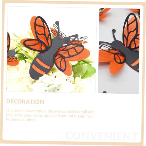 Beaupretty Vinilos 3D Removibles Abejas Set de 12 miniatura 5
