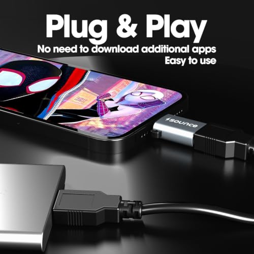 Image of Sounce OTG Adapter, USB Female to OTG Connector for Android Smartphones & Tablets, Supports Pen Drive, USB Flash Drive, Keyboard, Mouse, Card Reader & Gamepad (Silver)