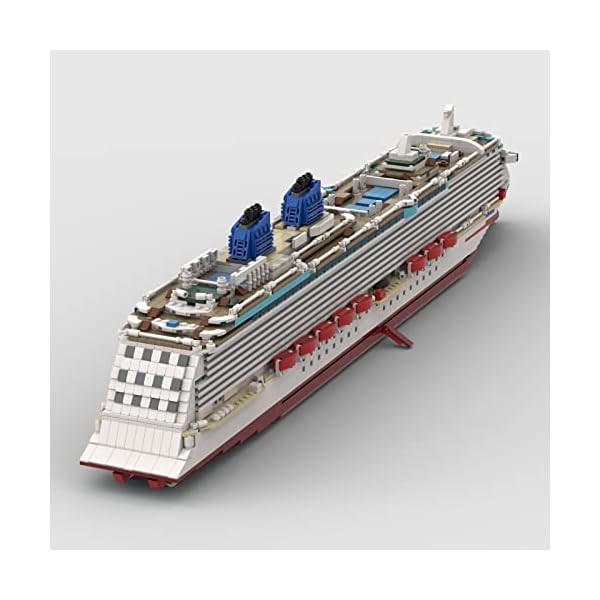 WWEI Technik Bausteine Schiff MS Britannia Kreuzfahrtschiff, 3586 Teile 1:400 Schiff Spielzeug Modellbausatz, Kompatibel… – Bild 4