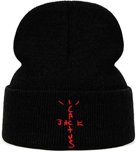 Berretto di Cotone Jack Cactus Beanie Travis Scott Cotton Ricamo Inverno  Cappello Maglia Cappello Maglia Teschia Berretti Cappello Hip Hop Knit cap  : Amazon.it: Abbigliamento