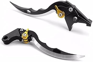 Niree Blade Brake Clutch Levers for Yamaha YZF R6 1999-2004 YZF R1 2002-2003 FZ1 FAZER 2001-2005 R6S USA VERSION 2006-2009 R6S CANADA VERSION 2007-2009 black
