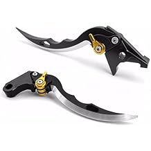 Niree Blade Brake Clutch Levers for Yamaha YZF R6 1999-2004 YZF R1 2002-2003 FZ1 FAZER 2001-2005 R6S USA VERSION 2006-2009 R6S CANADA VERSION 2007-2009 black