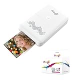 HiTi Pringo Pocket WiFi Photo Printer for Smartphone (White) with Pringo 30-Pack Paper Sheets &...