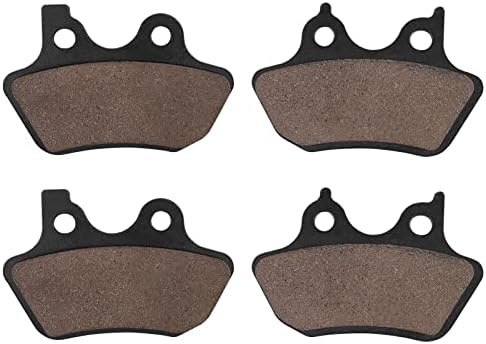 Cyleto Front And Rear Brake Pads For HARLEY DAVIDSON FLHTC Electra Glide Classic 2008-2012 / FLHTCU Ultra Classic Electra Glide 2008-2017