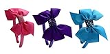 Funny Girl Designs Doll Headbands Set of 3 Sparkle Grosgrain Bows Fits All 15 and 18 Inch Dolls
