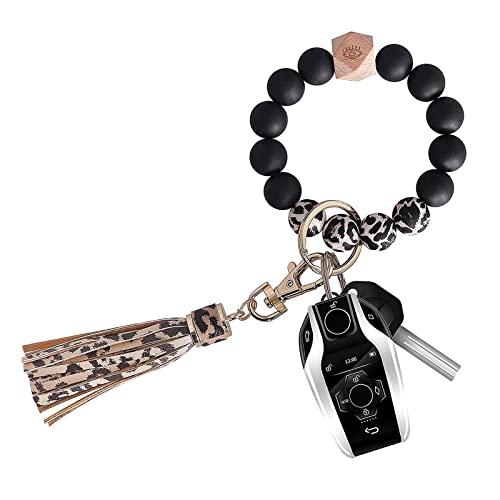 Autoschlüsselanhänger, Armband Silikon Perlen, Schlüsselring Armband, Schlüsselanhänger Liebe Für Damen Mädchen Frauen, Mehrfarbiges Schlüsselanhänger Für Autos Schlüssel, Geschenk Für Freundin Cover