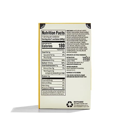 365 By Whole Foods Market, Soup Chicken Noodle Soup Organic, 17 Ounce #TOP1