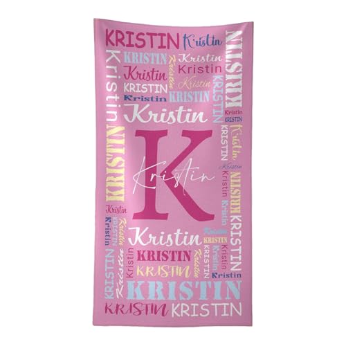 Generisch Personalisiert Handtuch Mit Namen Strandtuch für Erwachsene 80x160cm Strandhandtuch Personalisiertes Strandtuch Personalisierte Geschenke für Strand Reise Sauna Schwimmen