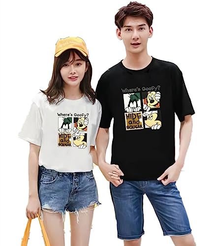 [DAKOU] fBYj[ TVc eq T-shirt  yAbN Jbv ~bL[ Q1-8   JWA z 100% j l T-shirt ObY LO v[g (M, zCg)