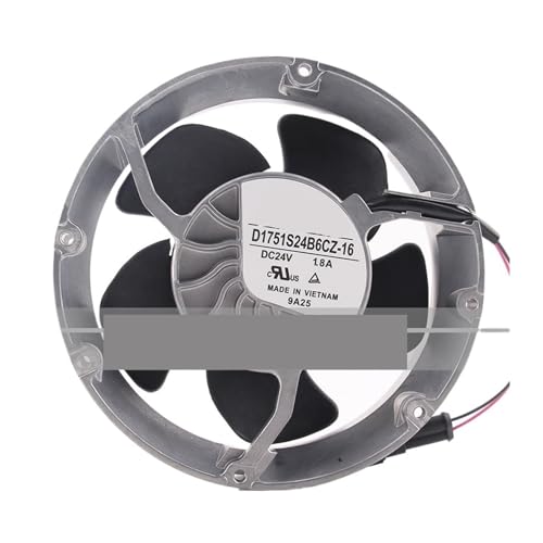 Ventilateur de refroidissement puissant DC24V 1.8A D1751S24B6CZ-16 à haute pression statique