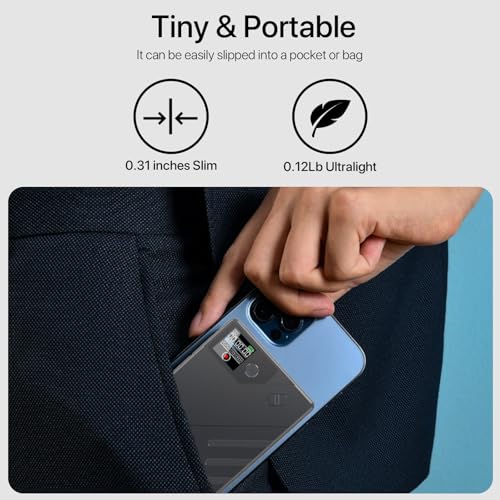 Image of AI Voice Recorder, App Control, Transcribe & Summarize by ChatGPT, Support 112 Languages, 60H Recording, 64GB Memory, Digital Audio Recorder for Lectures, Meetings, Calls (Black)