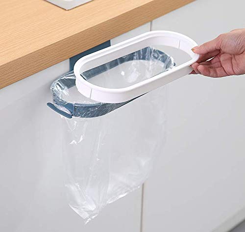 Hangable Trash Bag Rack Storage Rack Household Wall Bracket Hook Cabinet Door Rack Kitchen Trash can