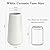 White Ceramic Vase, GUKJOB Flower Vase Ceramic Vase for Flowers, Decorative White Vase for Pampas Grass, Small Vase for Home Living Room Dining Table Farmhouse Office Decor - 4.13"L x 2.95"W x 7.72"H