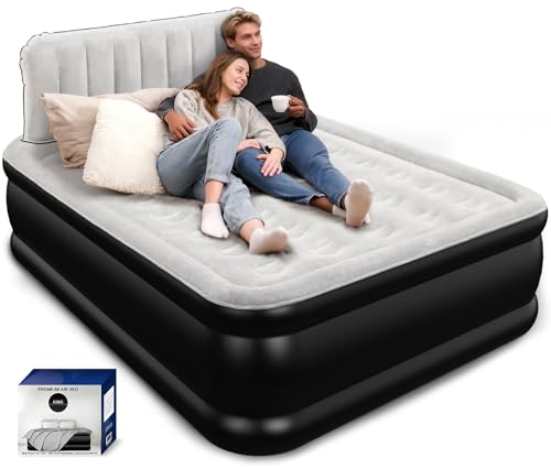 GETFITREST Queen Air Mattress with Headboard