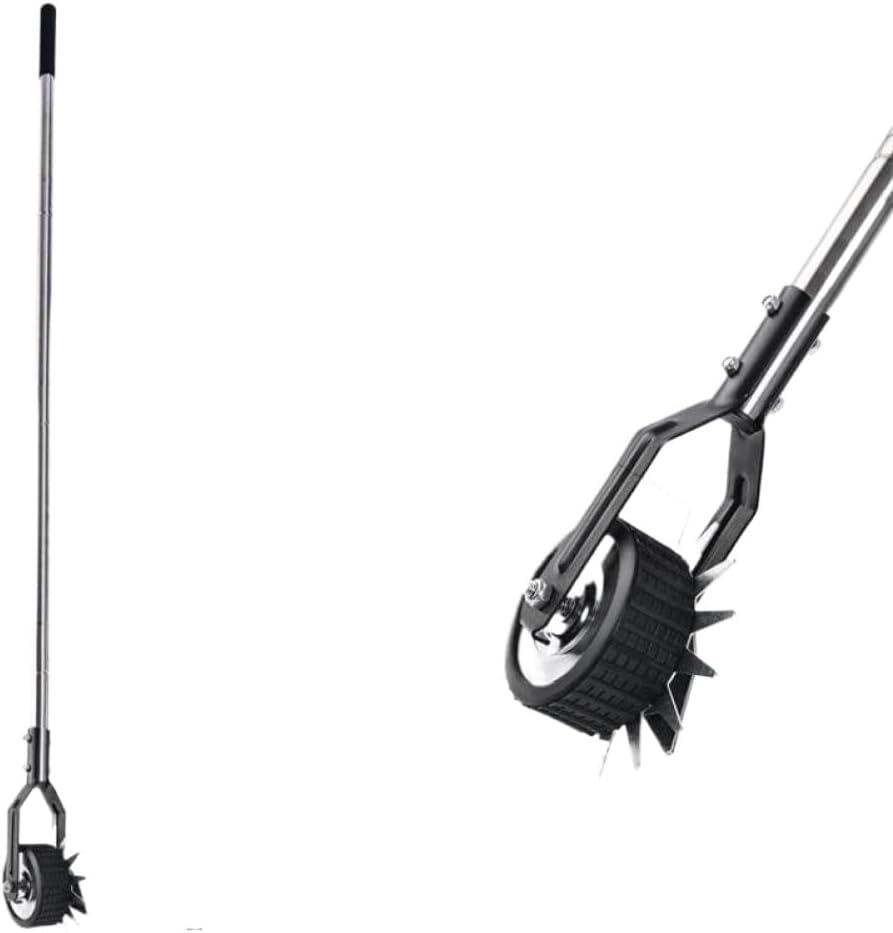 Hand Edger Lawn Mower 58.3inch Compatible with Household Stainless Steel Lawn Mower Tools