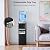 Electactic Water Dispenser with Ice Maker, Top Loading Hot & Cold Water Cooler for 5 Gallon Bottles, Child Safety Lock, Ideal for Home, Office, Garage – Black