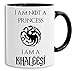khaleesi - tasse à café Mug cadeau Targaryen thrones game of stark lannister baratheon Daenerys khaleesi tv blu-ray dvd, Farbe2:Blanc