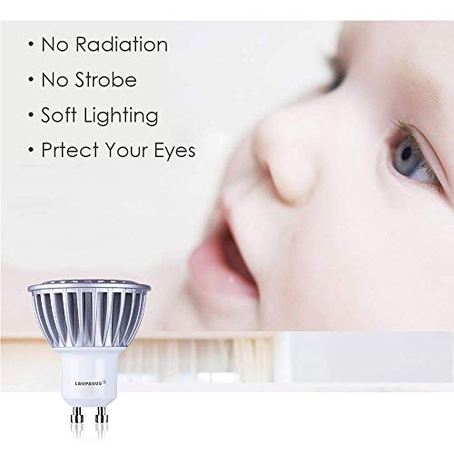 Lampaous GU10 - Lampadina LED 7 W, luce bianca