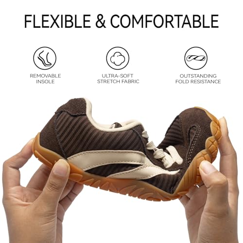 Image of Barefoot Shoes Women Casual Sneakers,Wide Toe Box Shoes Women Zero Drop Barefoot Shoe Men,Minimalist Trail Running Shoe,Non-Slip Lightweight Breathable Comfortable Fashion Walking Hiking Shoes Unisex