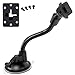 ChargerCity 8-inch Bendable Gooseneck Windshield Dashboard Suction Mount for Sirius XM Onyx Plus Lynx Stratus Satellite Radio w/Single T (XM) Delphi Skiff and AMPS Pattern Compatible