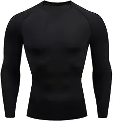 Blusa Compressão Segunda Pele Esportivo Flanelada Térmica Para O Inverno Frio Camisa Neve Masculino