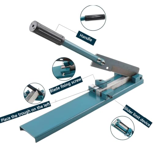 Cortador de PVC eficiente con corte angular de 45 a 90 grados y seguro 4
