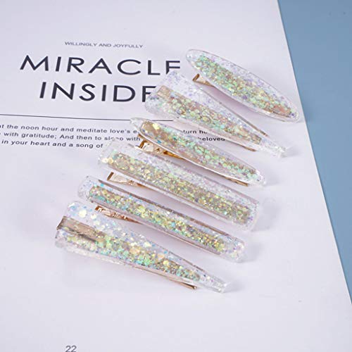 Resin Molds Silicone Hair Clips Making Kit,Hair Pin Casting Mould,Crystal Epoxy Resin Mold Hair Clip Barrette Silicone Mould DIY Crafts Hairpin Jewelry Making Tools for Women,Girls,Toddler,Baby - Image 7