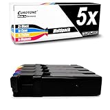 Contenu de la livraison et portée : 5 toners (1 x rouge/magenta avec environ 2 500 pages, 2 cartouches noir/noir d'environ 3 000 pages, 1 x bleu/cyan avec environ 2 500 pages, 1 x jaune/jaune avec environ 2 500 pages), données de capacité à 5 % de couverture