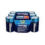 Rayovac D Batteries, Alkaline D Cell Batteries (12 Battery Count)