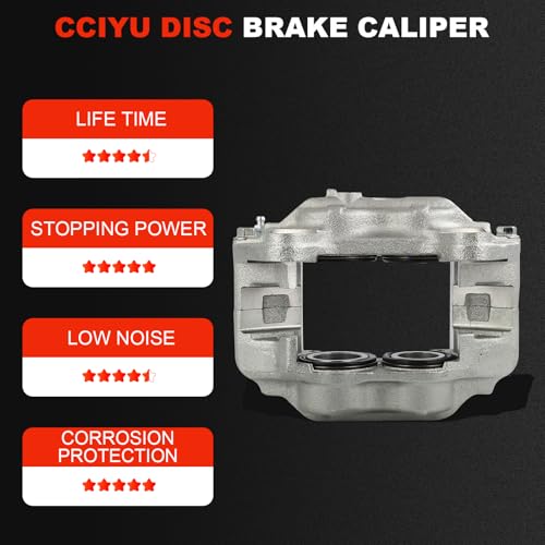cciyu Front Right Disc Brake Caliper Assembly without Bracket 192768 by cciyu - Used condition - Image 5