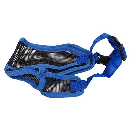 Bulldog Muzzle, Breathable Short Muzzle for Shar Pei Bites L