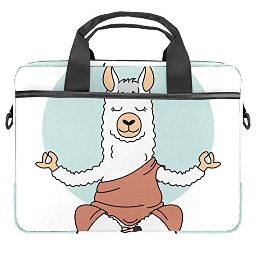 Bolso bandolera para portátil 13.3 funda ordenador 14 pulgadas dibujo alpaca maletín transporte