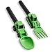 Dinneractive Set di Posate per Bambini Dinneracive - Forchetta e Cucchiaio a tema per Bambini Piccoli - Set di 2 pezzi