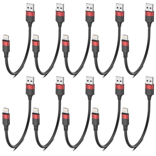 Bkduice 6-Inch 10-Pack Lightning Cable