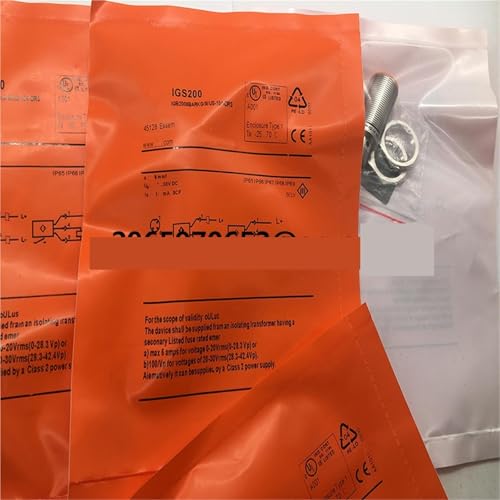 Sensor IGS204 detector de proximidad inductivo cilíndrico M12 para maquinaria 6