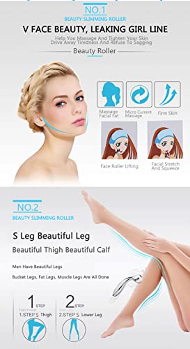 3D Roller Face Massager,Face Sculpting Tool-Facial Massager Lifting Tool Skin Tightening Reduce Puffiness - Image 6