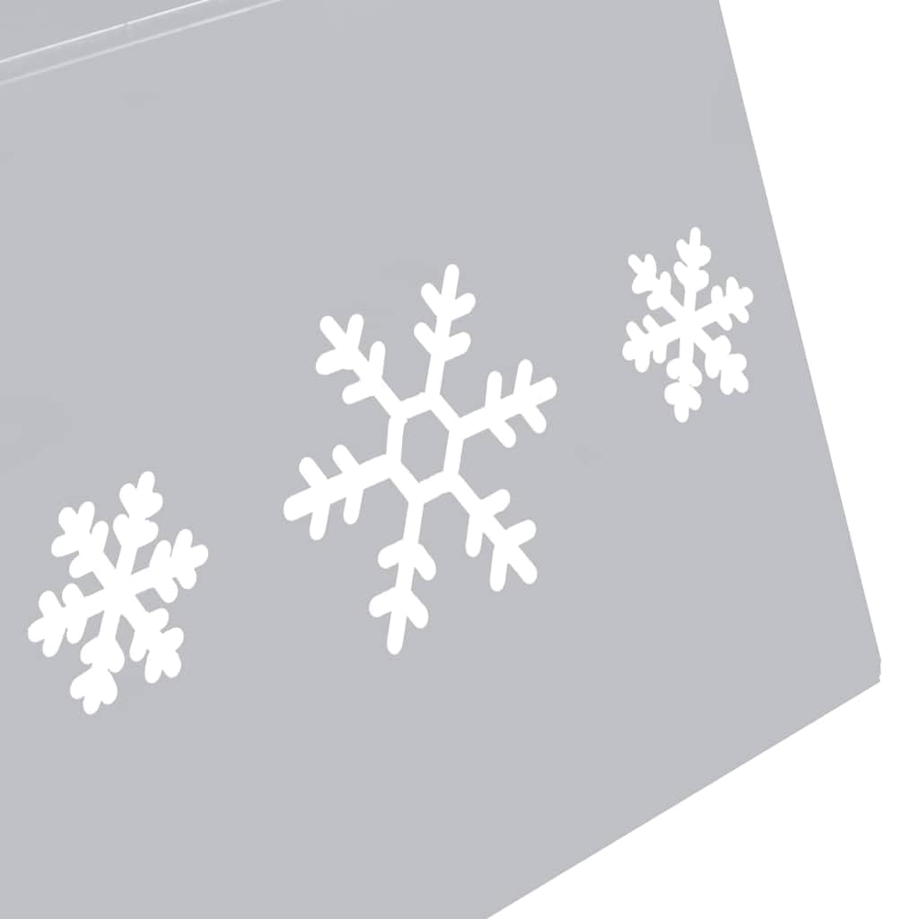 Gonna per albero di Natale in metallo, diametro 68 x 25 cm, motivo