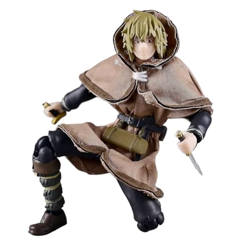 REOZIGN Figura Thorfinn, Thorfinn Karlsefni De pie Y Móvil, Anime 15 cm, Hecho A Mano De PVC, Juego De Vídeo, Estatua De Colección, Regalo Artesanal