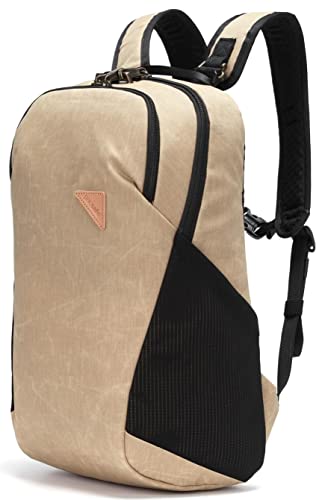 Pacsafe Vibe 20 Liter Anti Theft Travel Daypack-Fits a 13 inch Laptop, Coyote, 20L