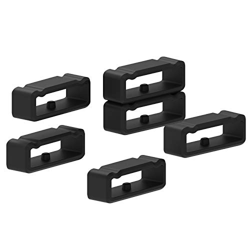 6Pack Band Keeper Compatible with Suunto 9&9 baroSuunto 7Suunto D5Suunto CoreSuunto TraverseSuunto Ambit 3 2 1Suunto Spartan Sport Wrist HR Fastener Ring Silicone Band Holder Security Loop